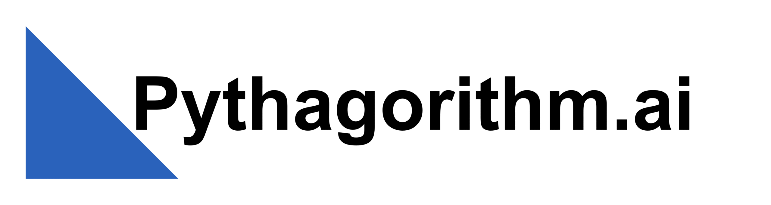 Pythagorithm Full Logo (Black)